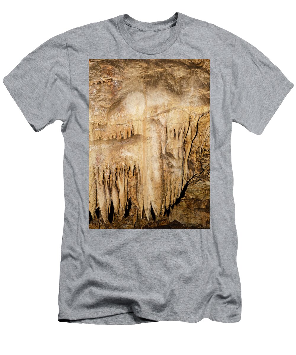 Nature T-Shirt featuring the photograph Natural Bridge Caverns, San Antonio, Tx #15 by Millard H. Sharp