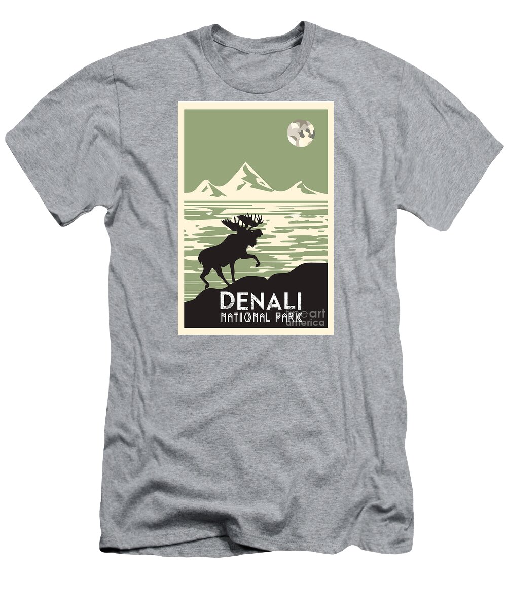 få øje på utilsigtet hændelse ødemark Alaska Denali National Park Poster T-Shirt by Celestial Images - Pixels