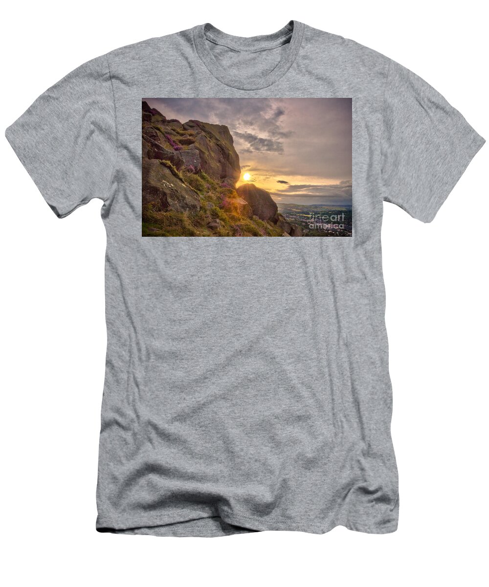 Airedale T-Shirt featuring the photograph Cow and Calf Rocks #2 by Mariusz Talarek