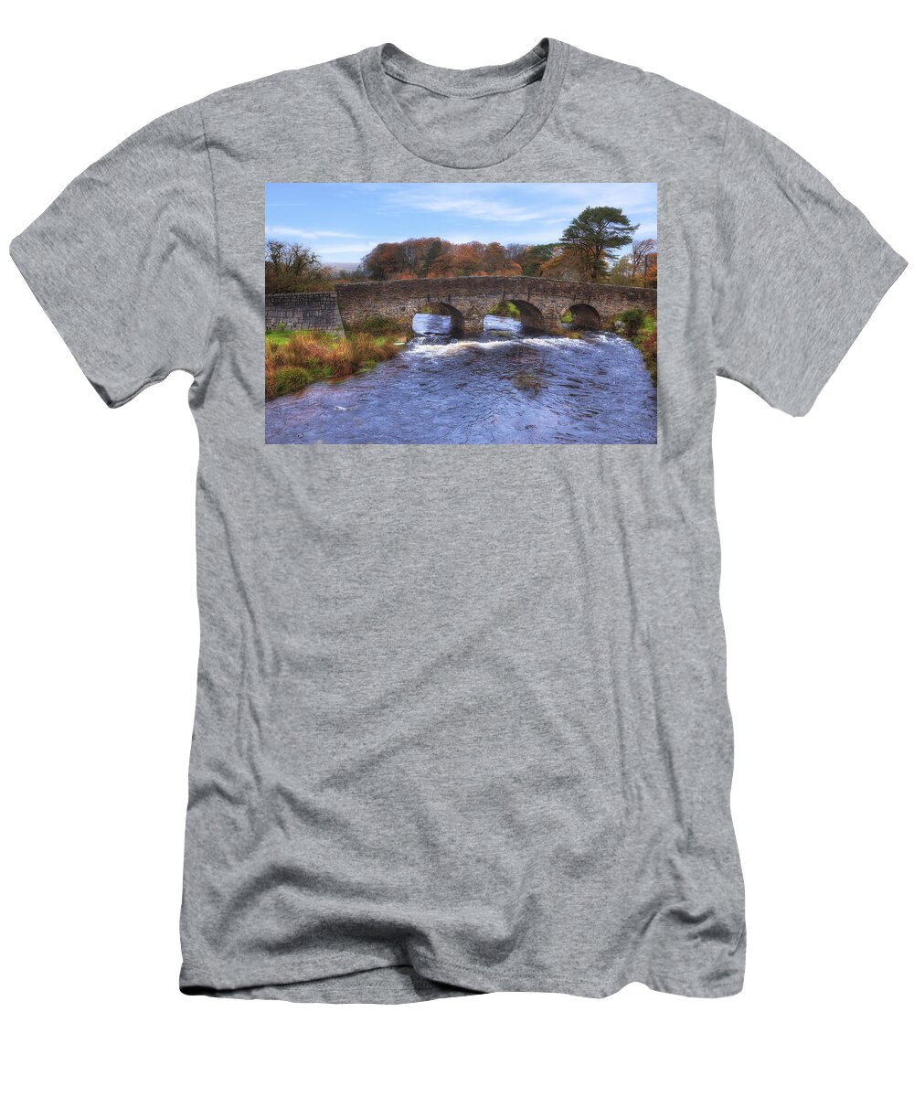 Postbridge T-Shirt featuring the photograph Dartmoor - Postbridge #2 by Joana Kruse