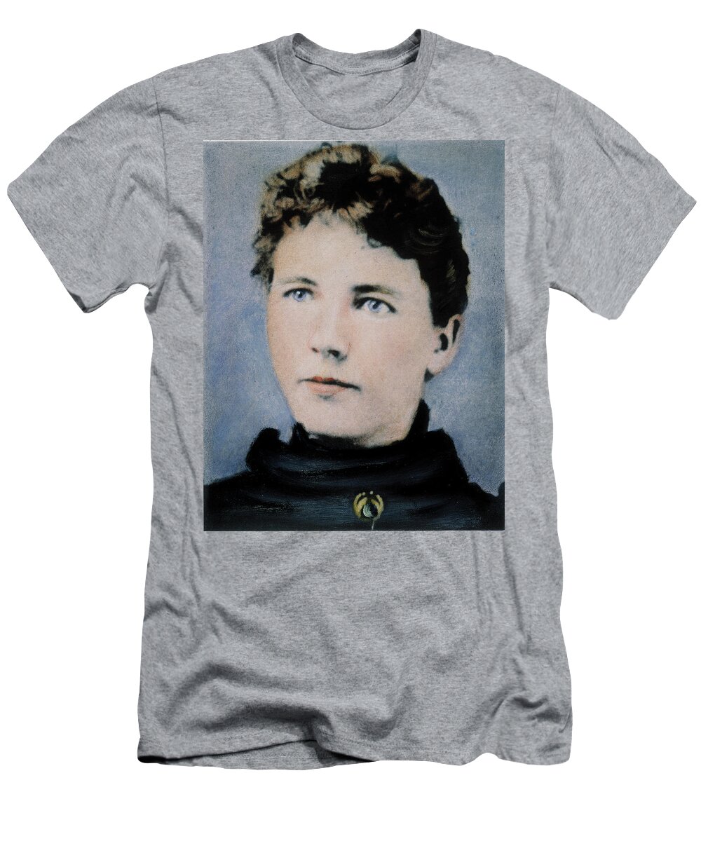 19th Century T-Shirt featuring the photograph Laura Ingalls Wilder #1 by Granger