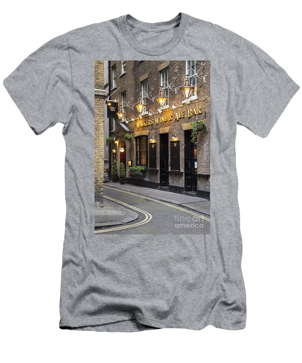 Pub T-Shirt featuring the photograph London Pub #2 by Brian Jannsen