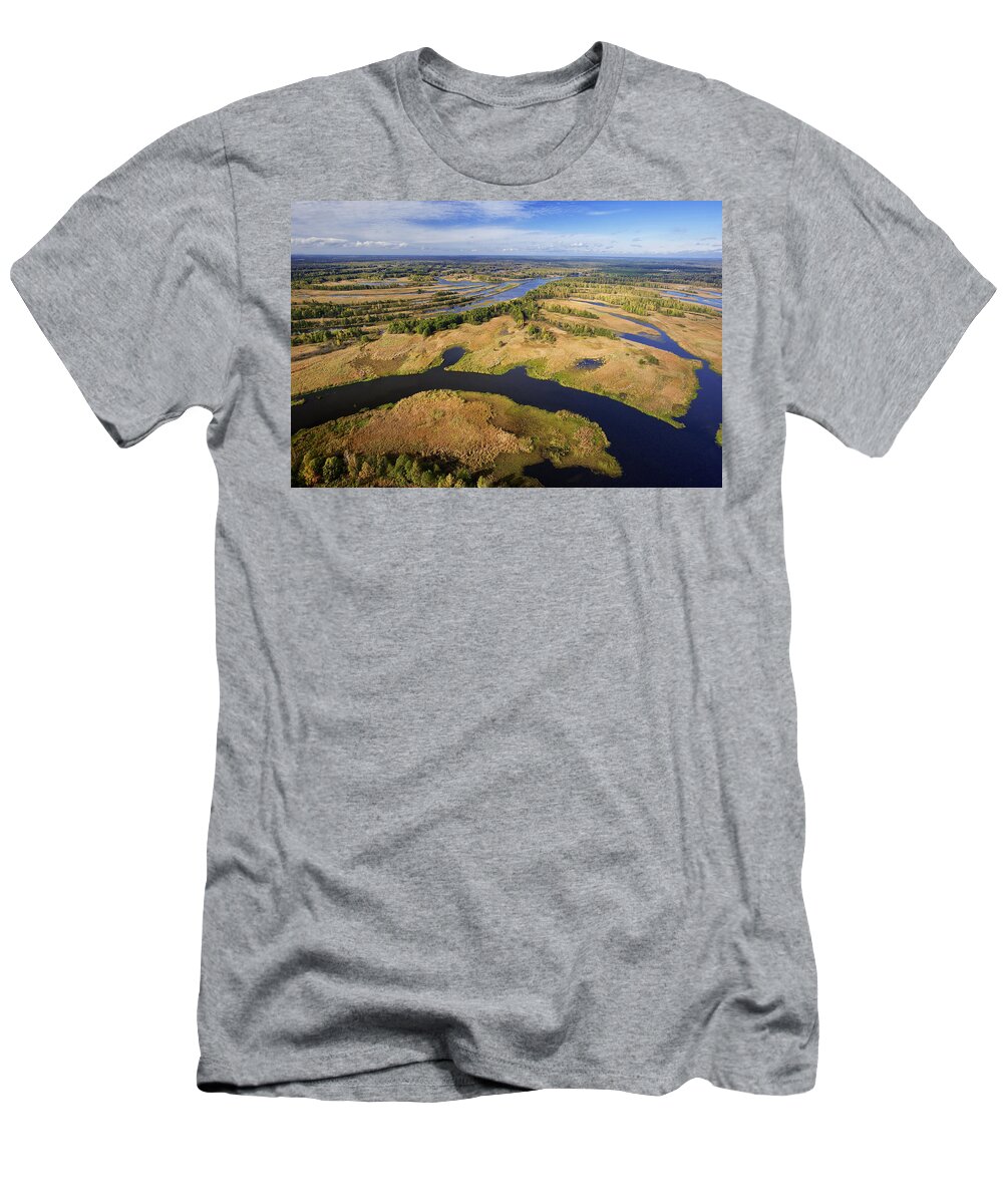 536718 T-Shirt featuring the photograph Pripyat River Chernobyl Exclusion Zone #2 by James Christensen