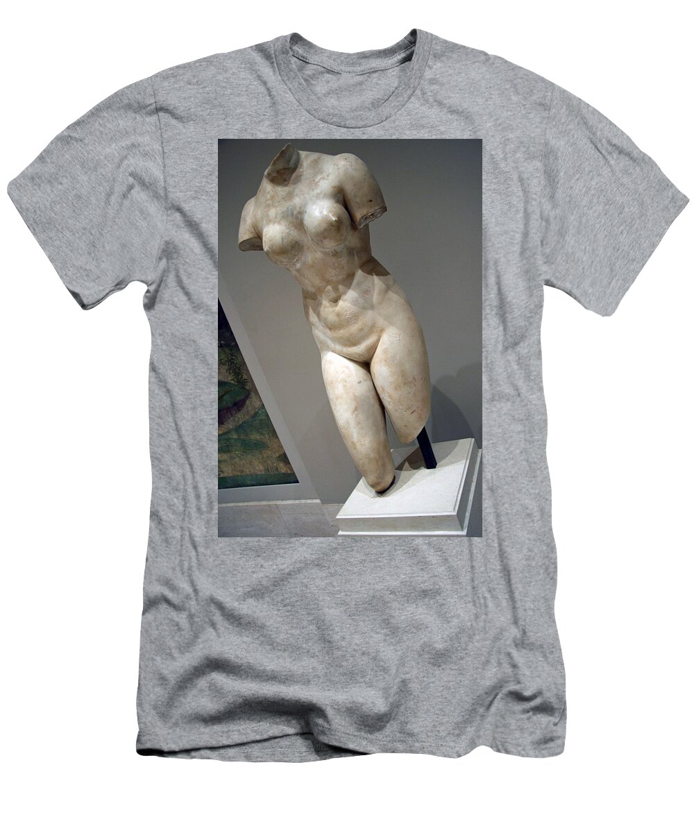 Torso Of Aphrodite T-Shirt featuring the photograph Torso Of Aphrodite #2 by Cora Wandel
