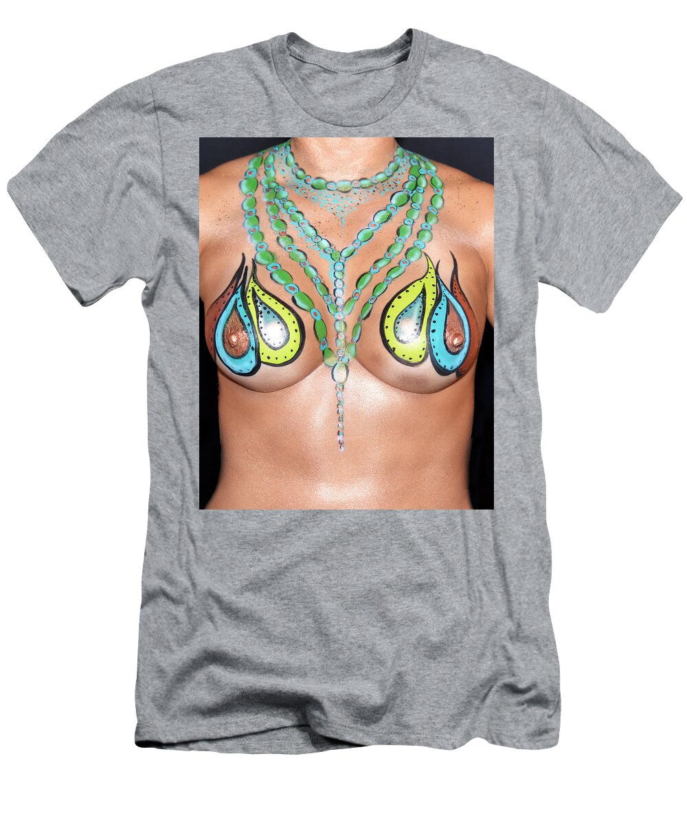 Hadassah Greater Atlanta T-Shirt featuring the photograph 22. Maha Hardison, Artist, 2015 by Best Strokes - Formerly Breast Strokes - Hadassah Greater Atlanta