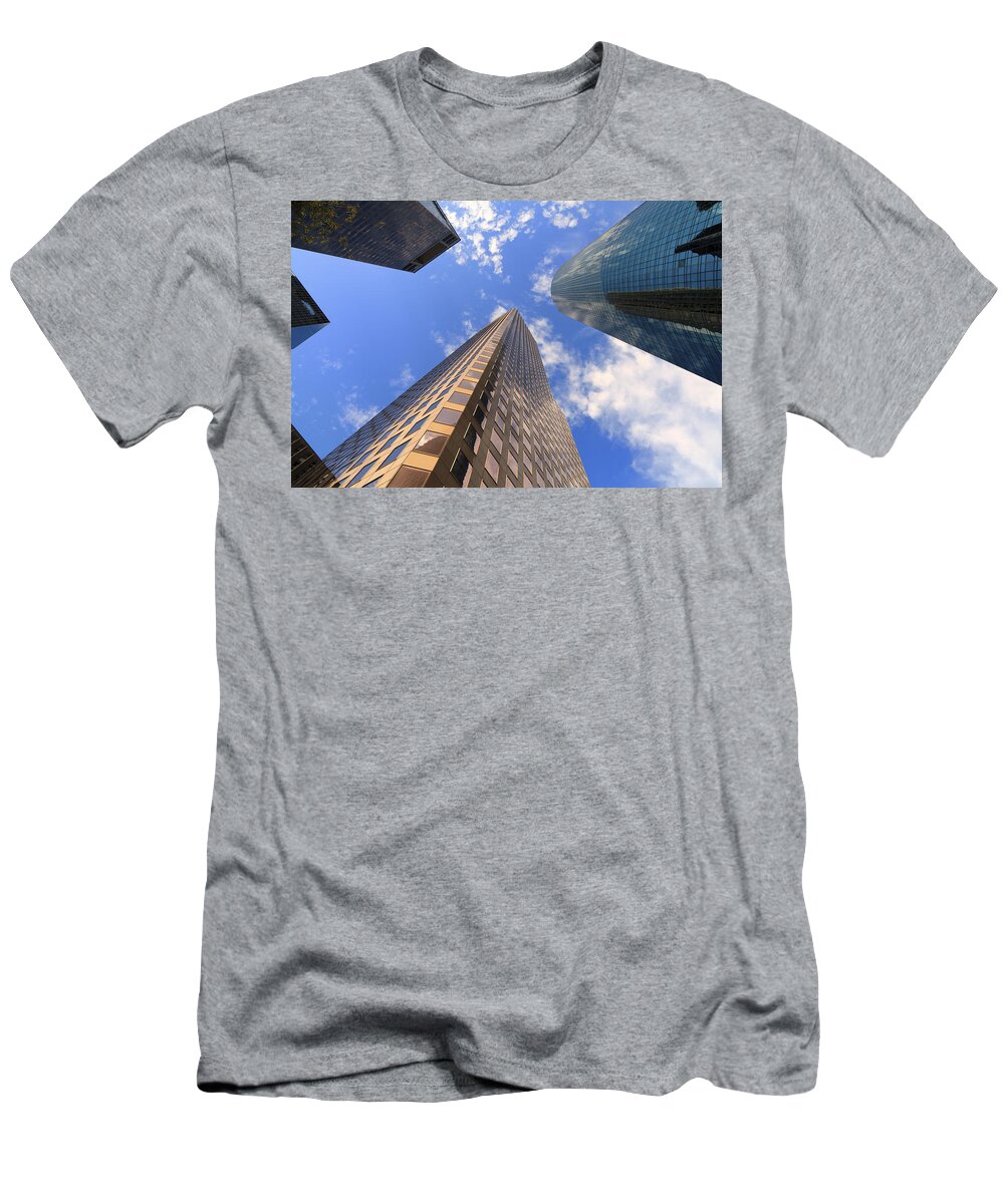 Architecture T-Shirt featuring the photograph Skyscrapers by Raul Rodriguez