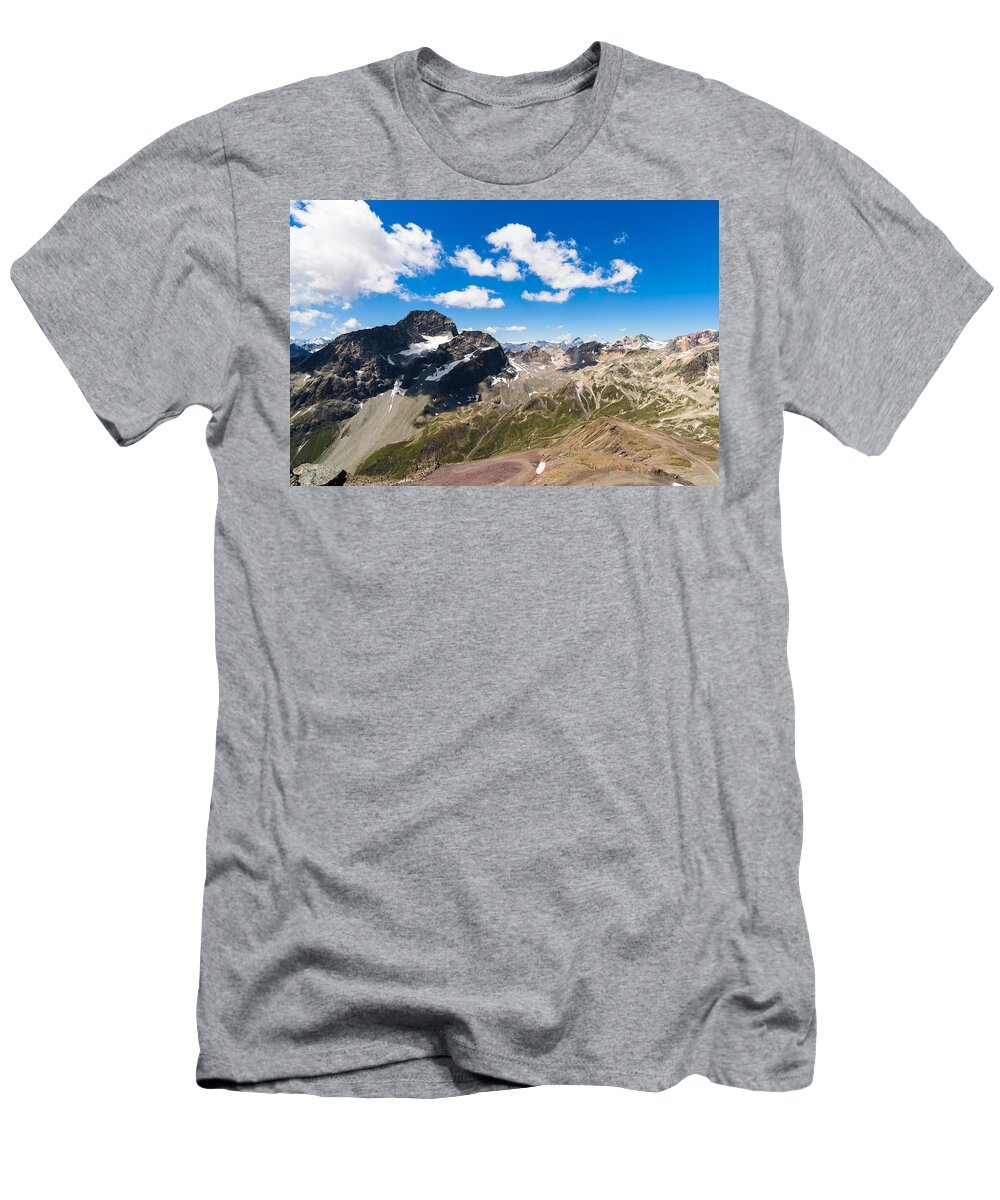 Bavarian T-Shirt featuring the photograph Swiss Mountains #5 by Raul Rodriguez