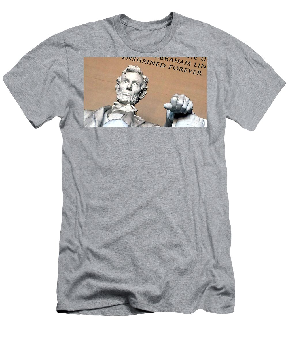 Washington T-Shirt featuring the photograph Lincoln Memorial by Kenny Glover