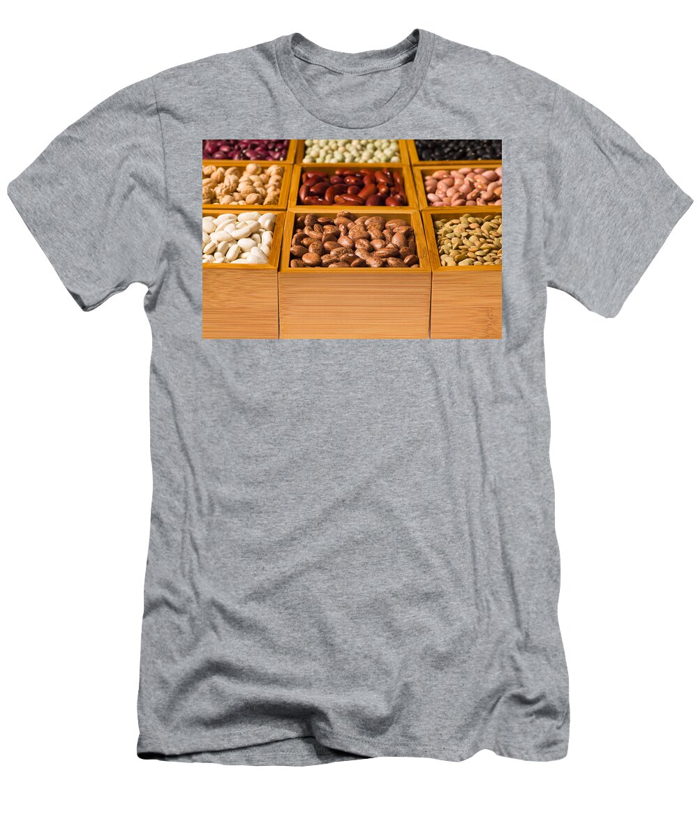 Agricultural T-Shirt featuring the photograph Boxes of beans #8 by Raul Rodriguez