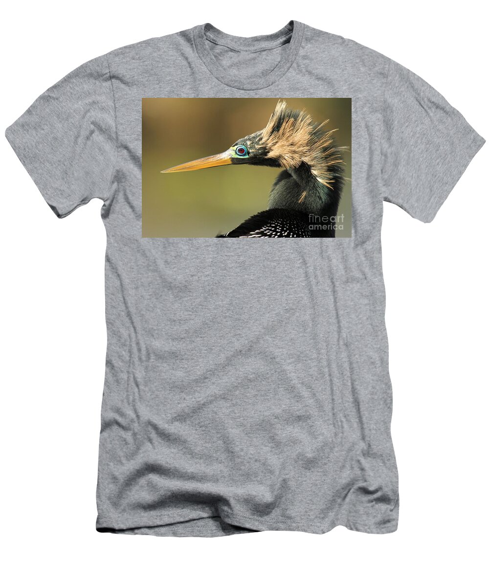 Anhinga T-Shirt featuring the photograph 80's Pop Star by Adam Jewell