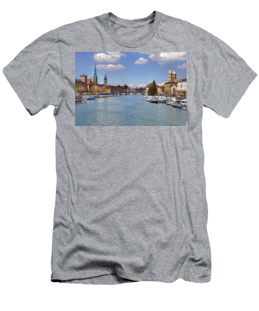 St. Peter T-Shirt featuring the photograph Zurich #9 by Joana Kruse