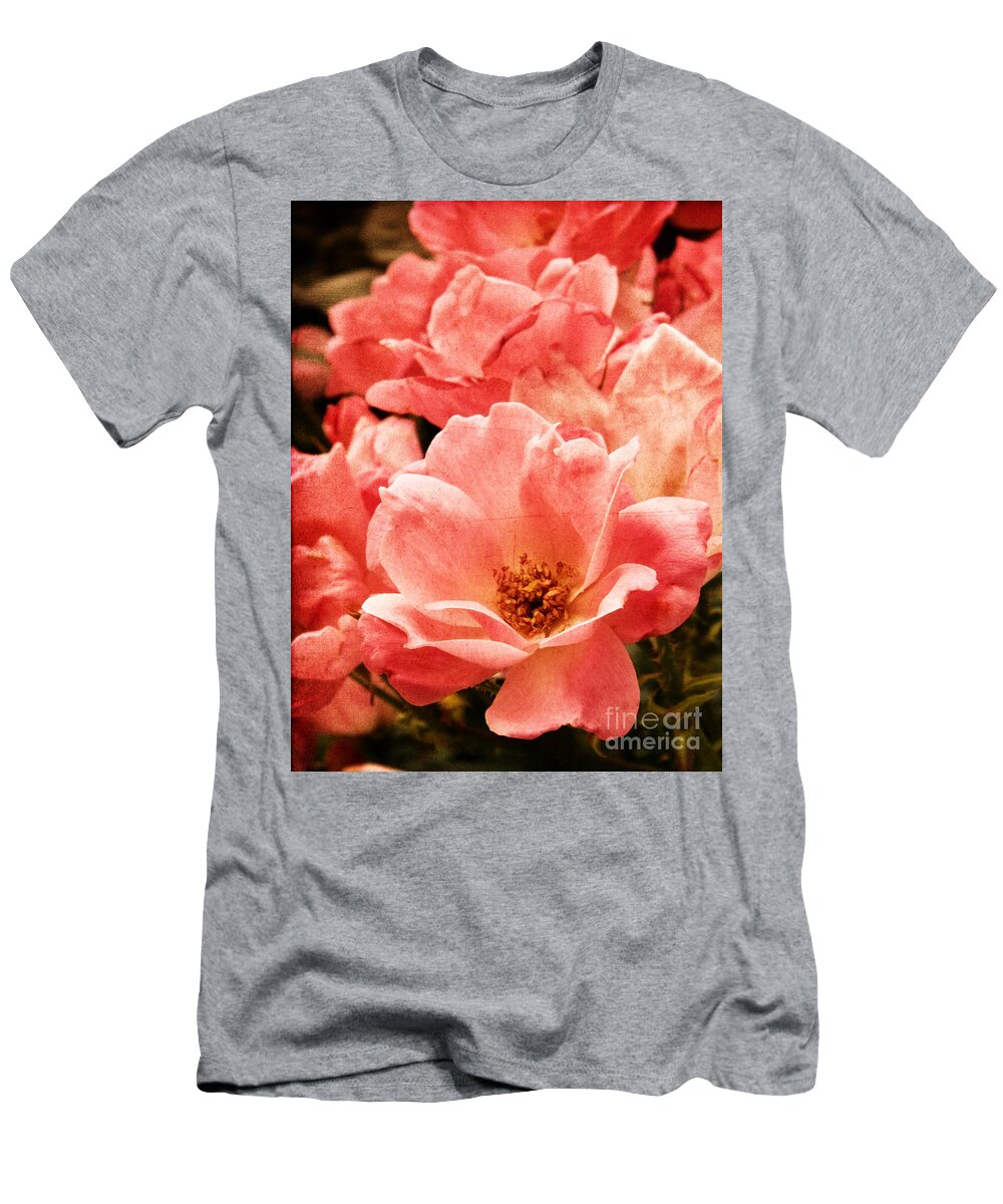 Rose T-Shirt featuring the photograph Aged Rose by Andrea Anderegg
