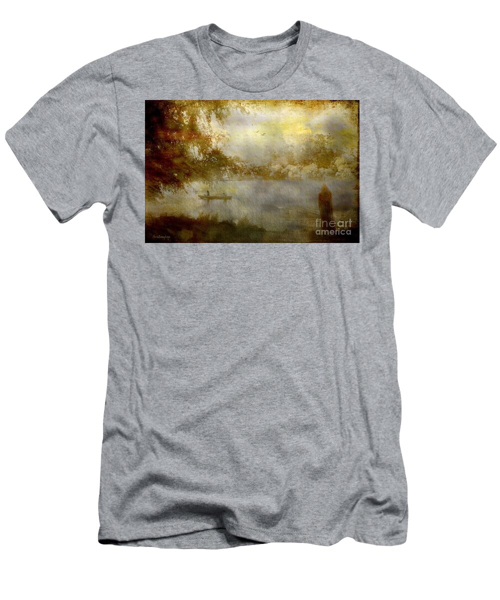 Landscape T-Shirt featuring the photograph All night vigil ... by Chris Armytage