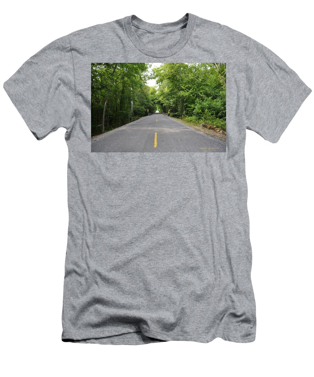 Alabama T-Shirt featuring the photograph An Alabama Road by Verana Stark