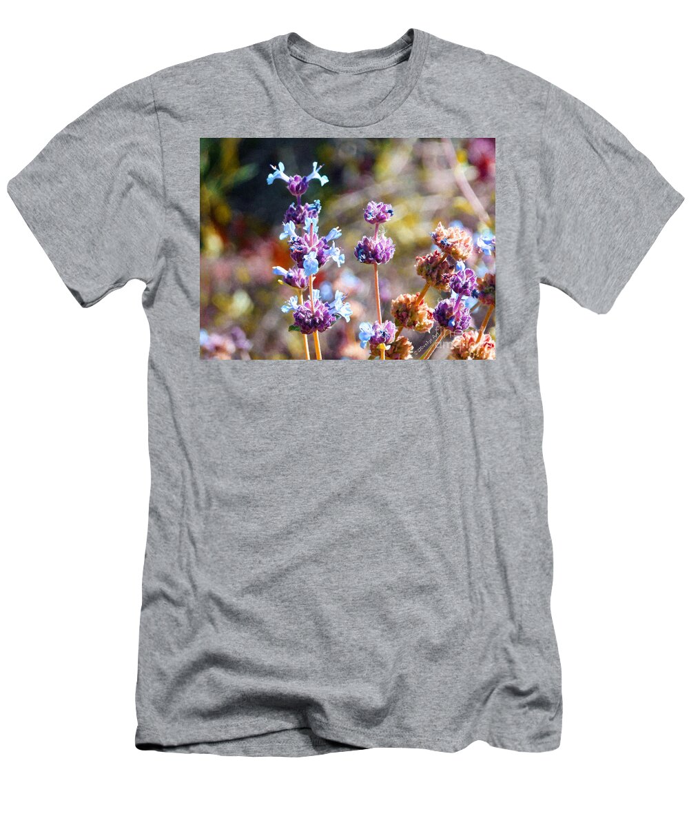 Arizona Wildflowers T-Shirt featuring the photograph Arizona Wildflowers by Two Hivelys