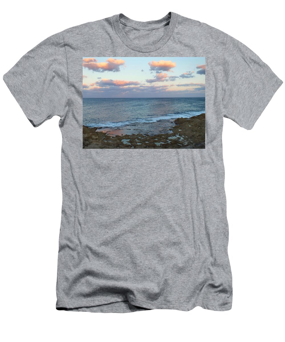 Duane Mccullough T-Shirt featuring the photograph Atlantic Sunset at Whale Point by Duane McCullough