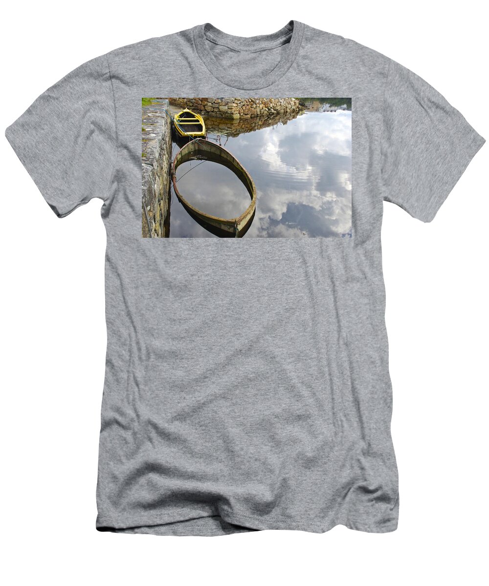 Boat T-Shirt featuring the photograph Bail Out by Norma Brock