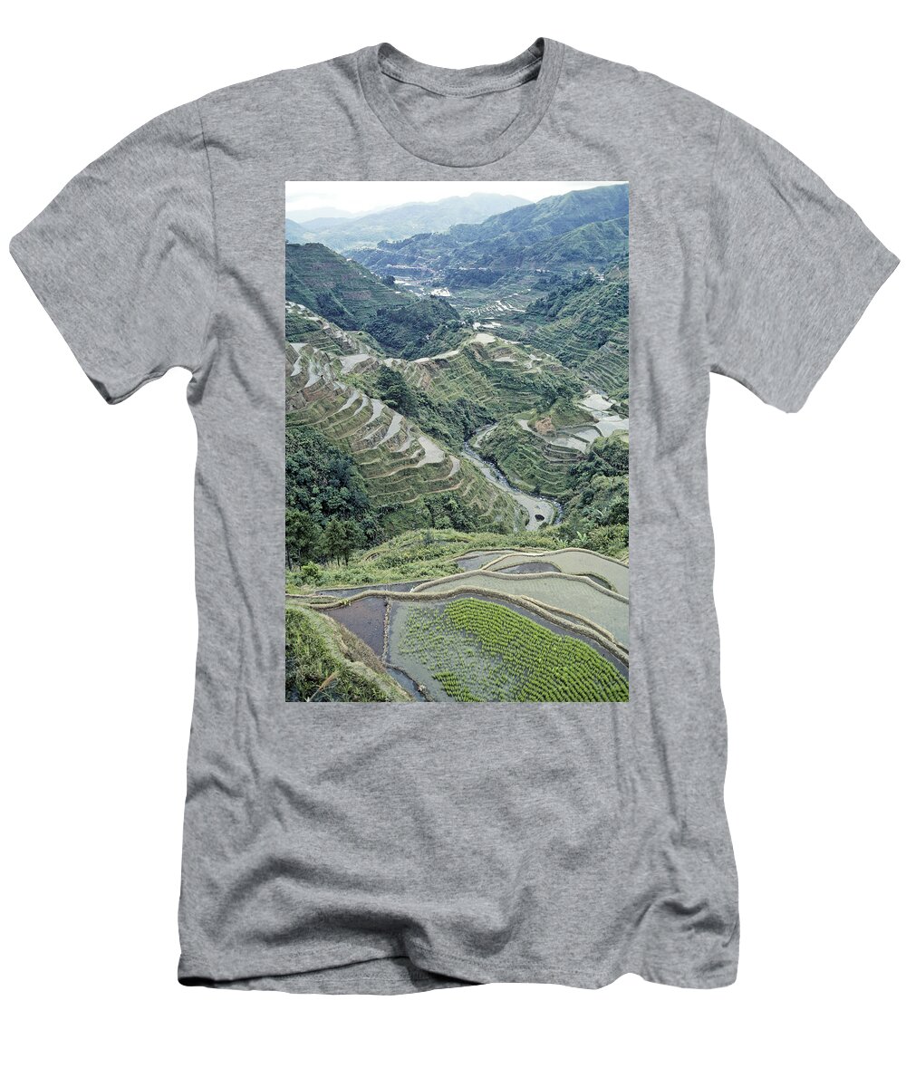 Agriculture T-Shirt featuring the photograph Banaue Rice Terraces by F. Stuart Westmorland