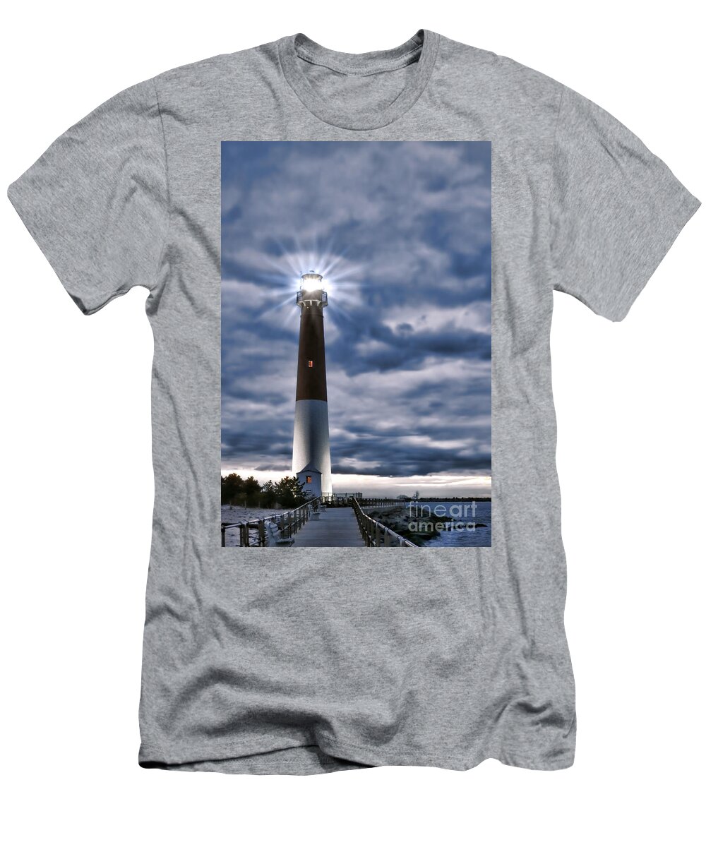 Barnegat T-Shirt featuring the photograph Barnegat Magic by Olivier Le Queinec