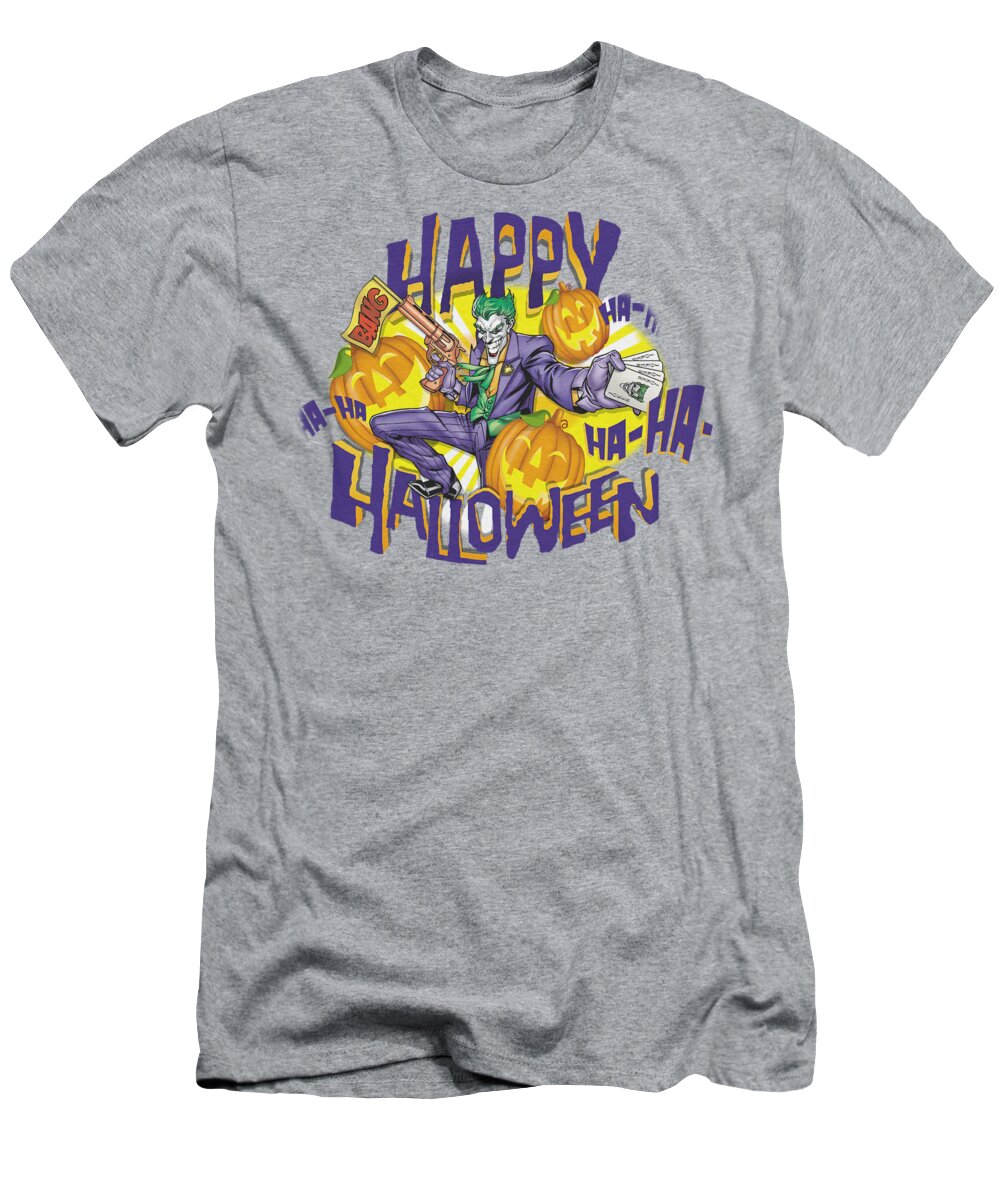 Batman T-Shirt featuring the digital art Batman - Ha Ha Halloween by Brand A