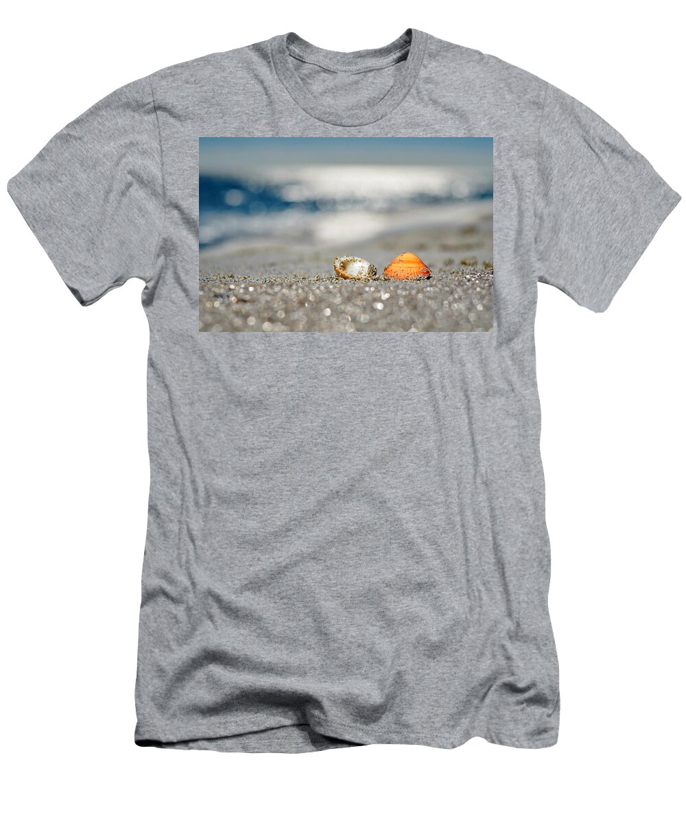 Beach T-Shirt featuring the photograph Beach Lovers by Laura Fasulo
