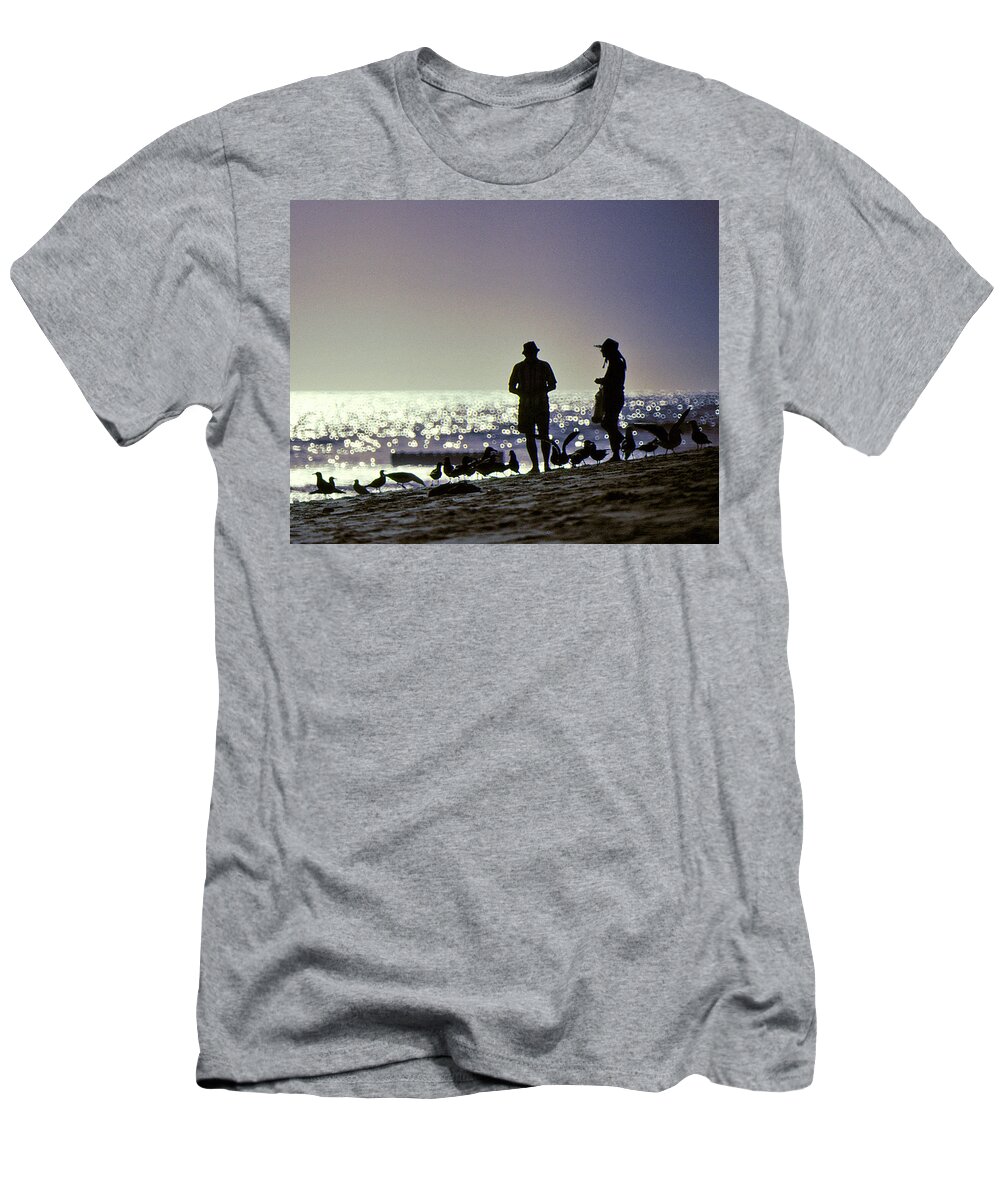 Beach T-Shirt featuring the photograph Beach Partners by Christopher McKenzie
