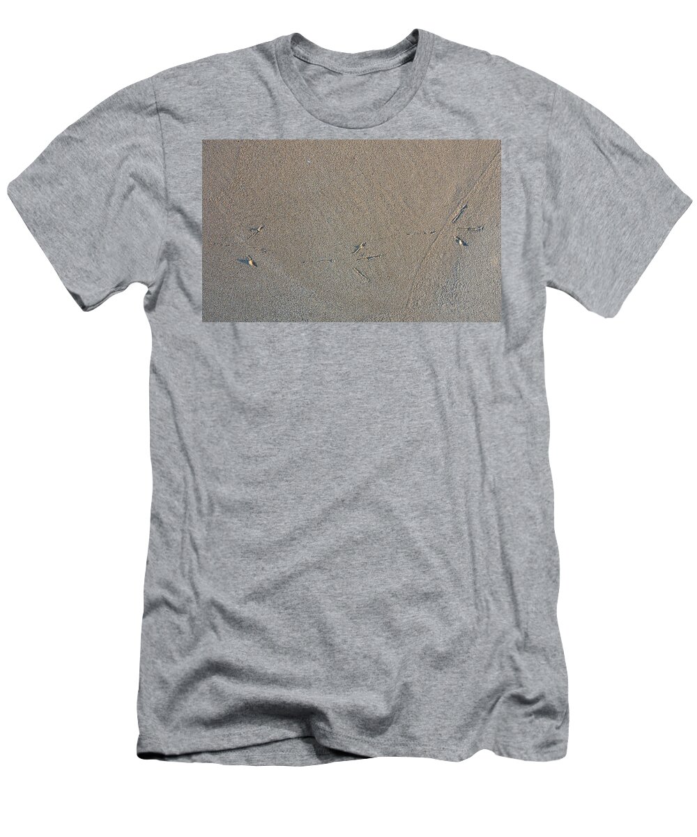 Australia T-Shirt featuring the photograph Bird tracks by Steven Ralser