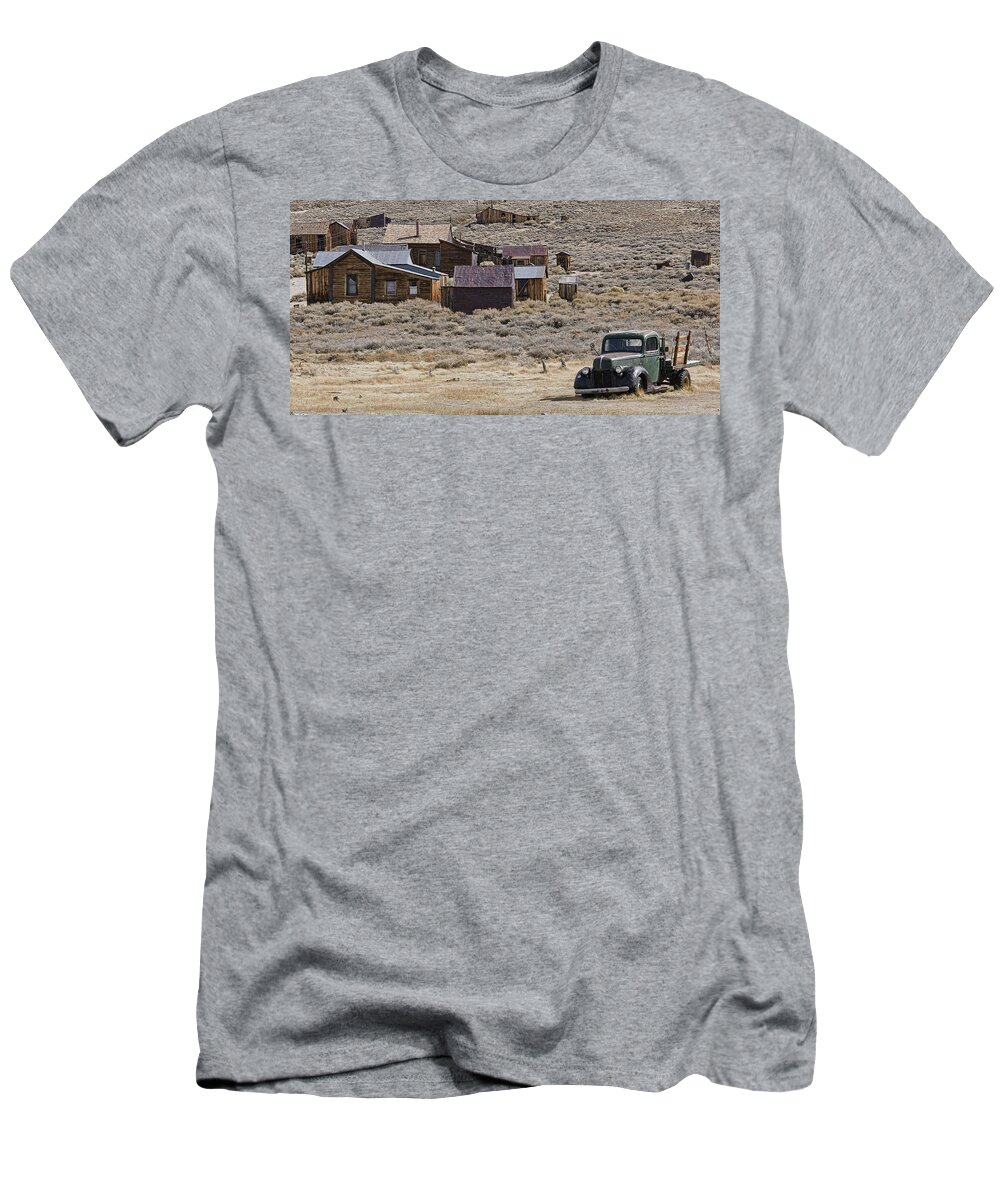 Bodie Mining Town T-Shirt featuring the photograph Bodie Mining Town by Wes and Dotty Weber