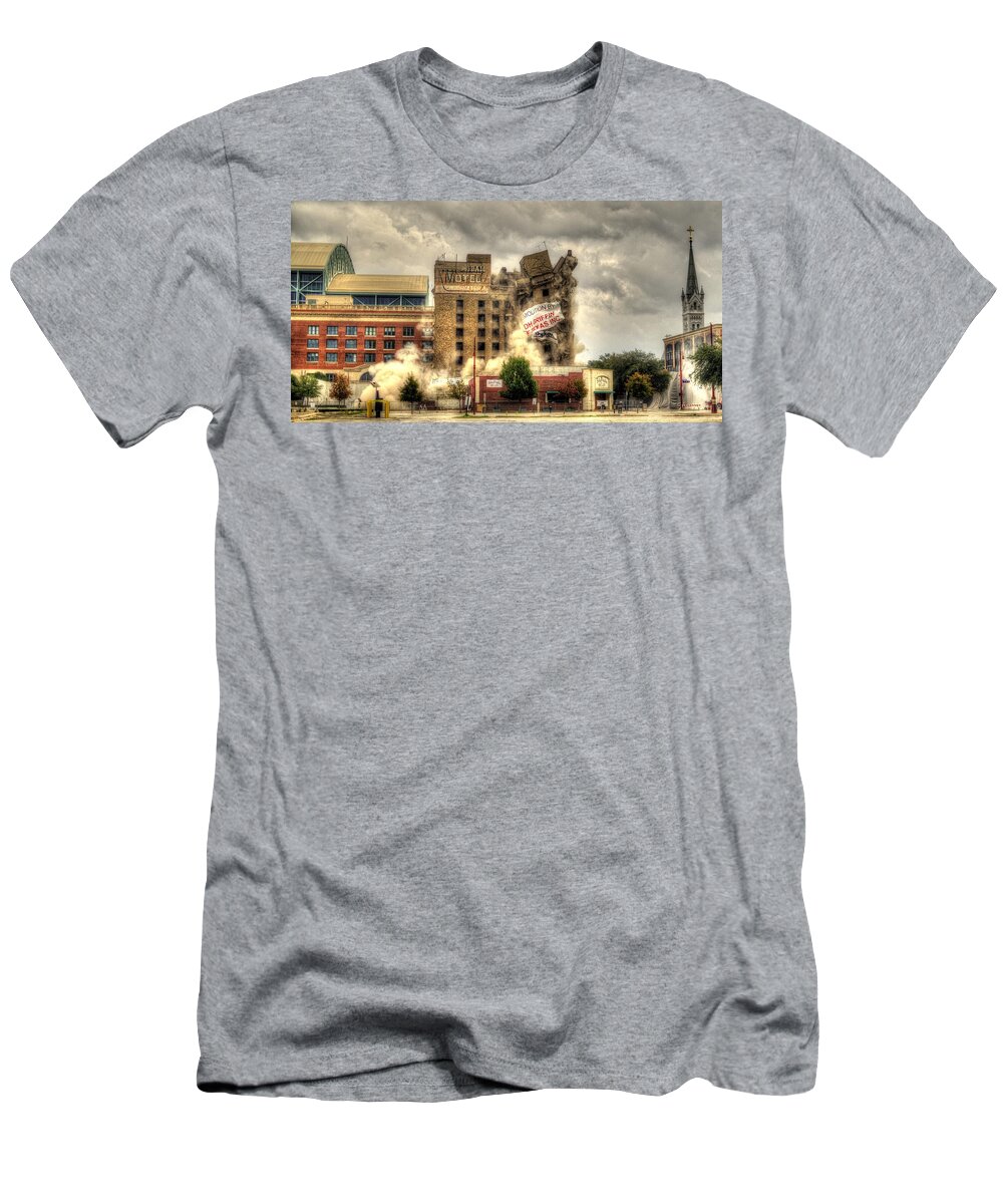 D.h. Griffin T-Shirt featuring the photograph Bringing down the House by David Morefield