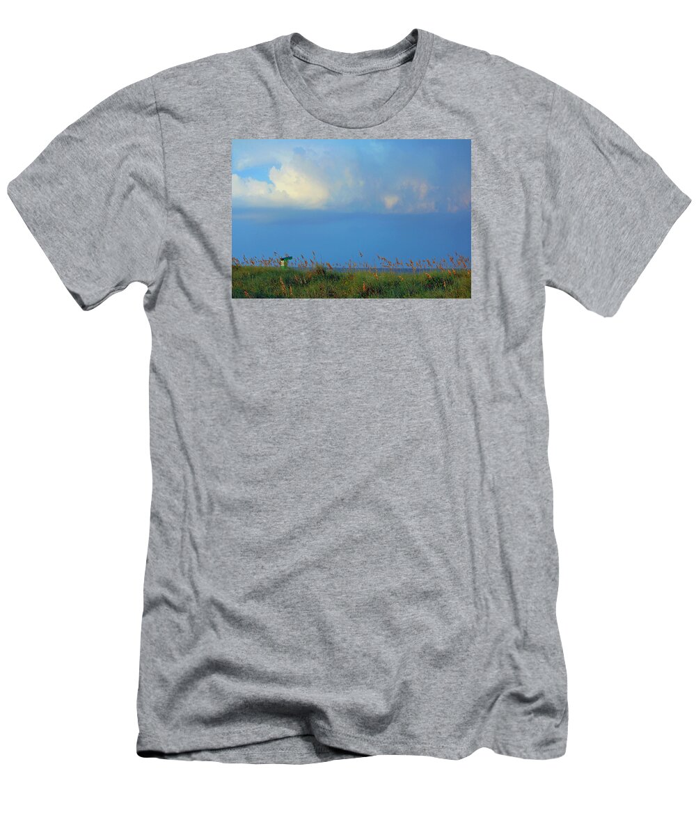 Carolina Beach T-Shirt featuring the photograph Carolina Beach Afternoon by Cynthia Guinn