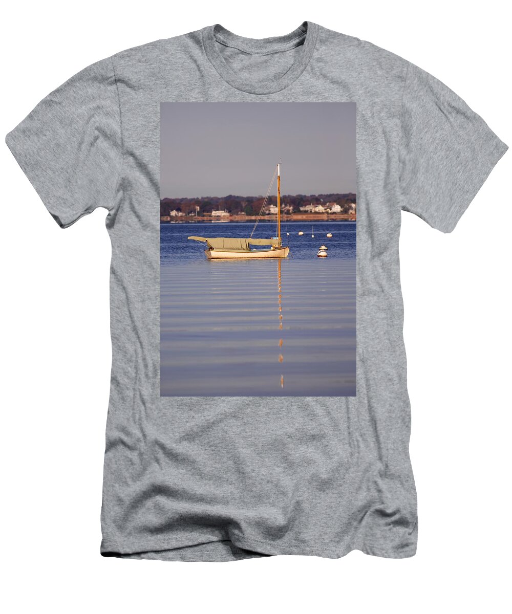 Cat Boat T-Shirt featuring the photograph Cat Boat by Allan Morrison