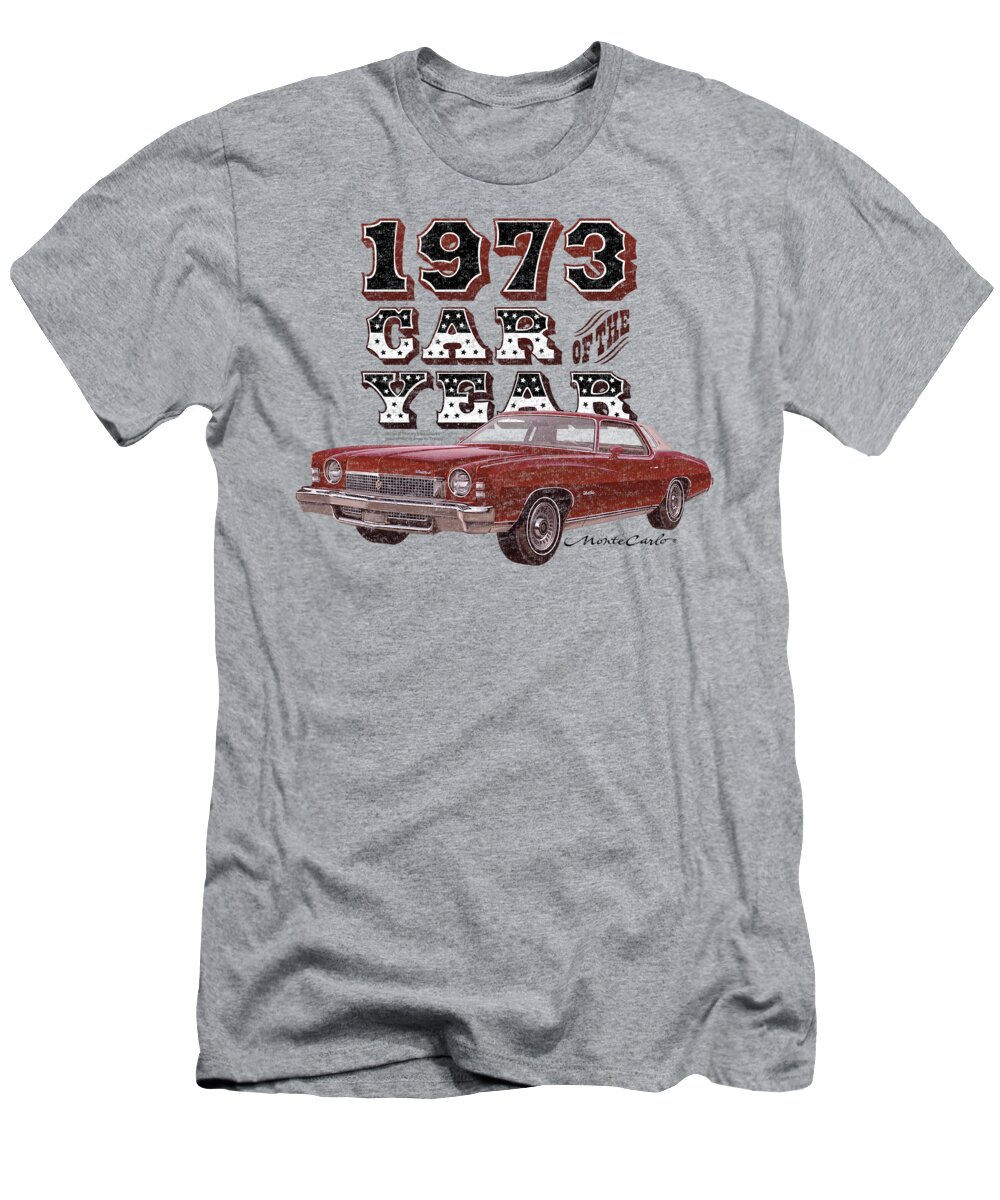  T-Shirt featuring the digital art Chevrolet - Car Of The Year by Brand A