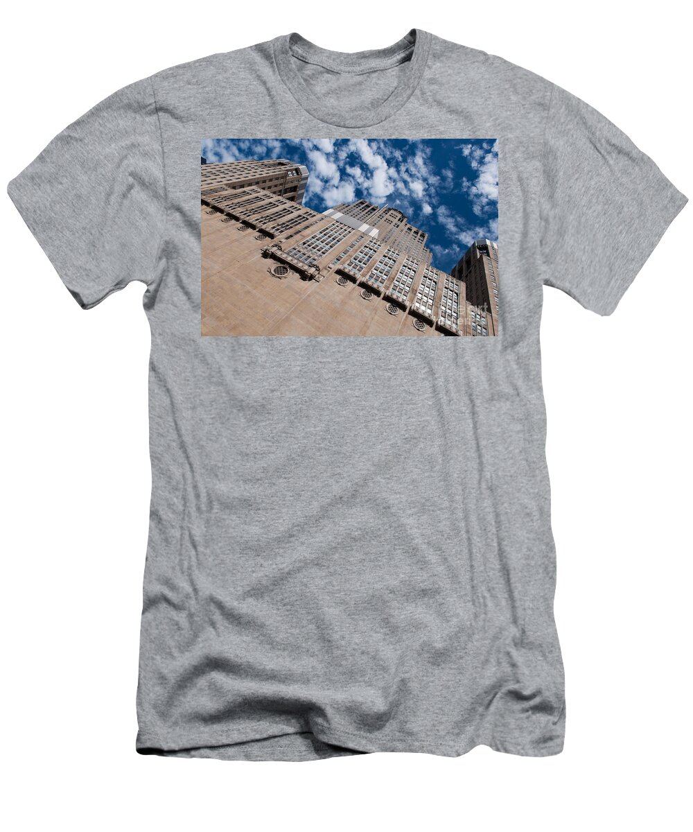 Chicago Downtown T-Shirt featuring the photograph Chicago modern building by Dejan Jovanovic