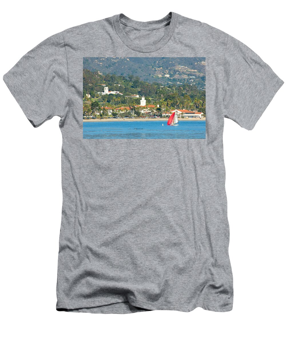Santa Barbara T-Shirt featuring the photograph Santa Barbara California by Ram Vasudev