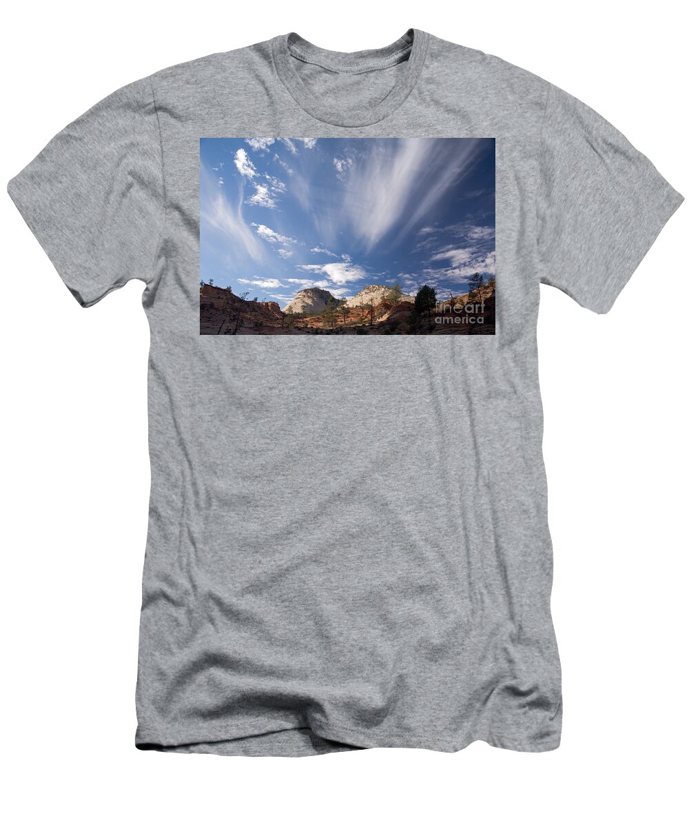 Autumn T-Shirt featuring the photograph Clouds by Fred Stearns