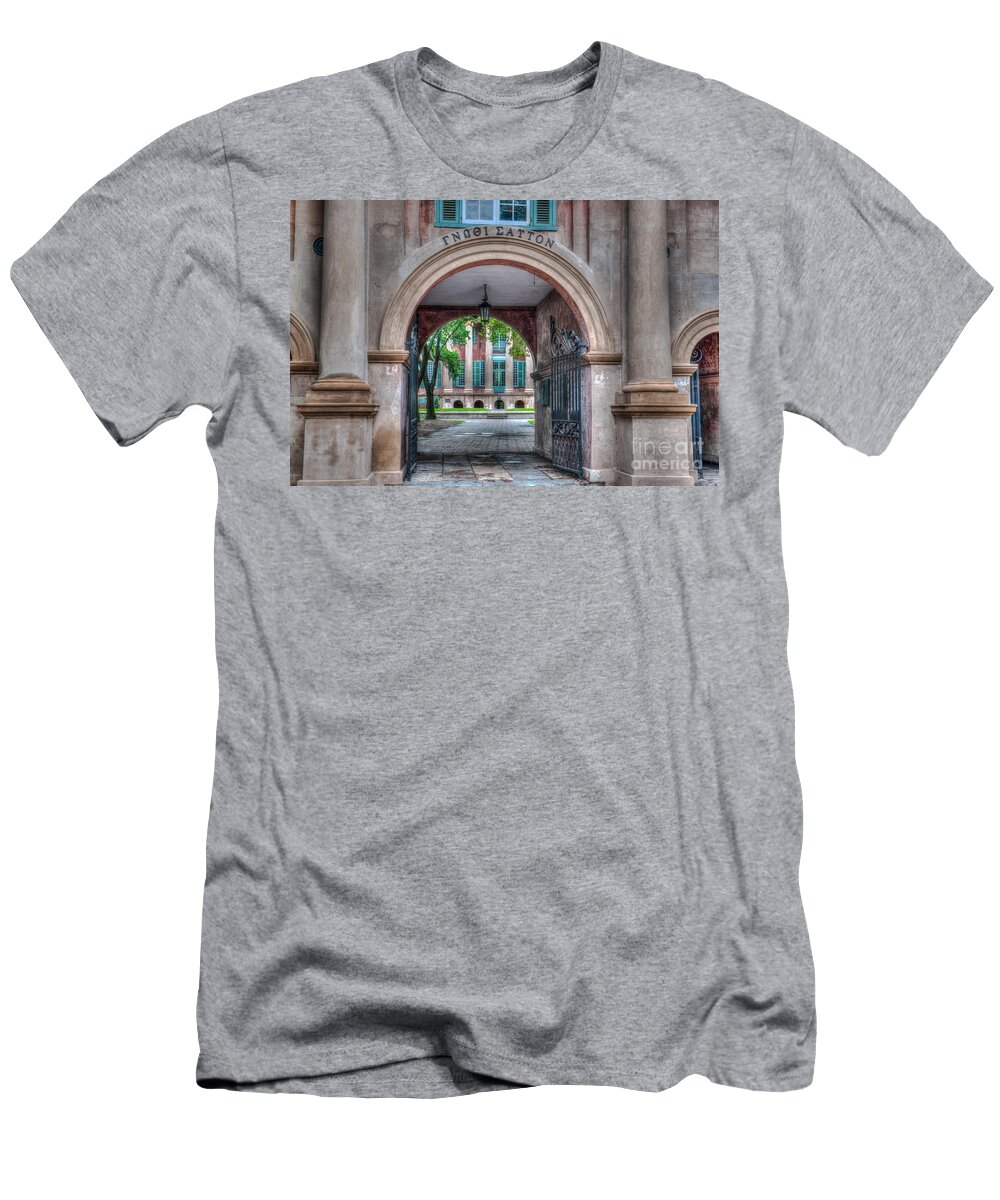 College Of Charleston T-Shirt featuring the photograph College Time by Dale Powell
