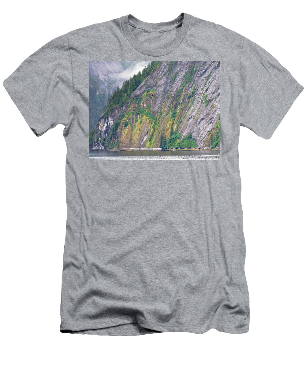 Landscape T-Shirt featuring the photograph Colors of Alaska - Misty Fjords by Natalie Rotman Cote