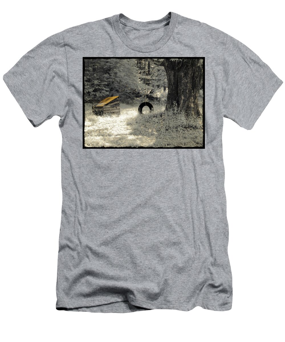 Backyard T-Shirt featuring the photograph Come Out and Play by Luke Moore