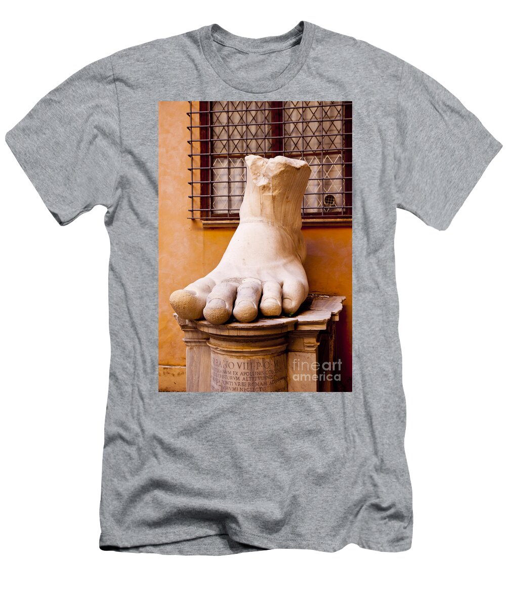 Emperor Constantine T-Shirt featuring the photograph Constantine Foot by Brian Jannsen