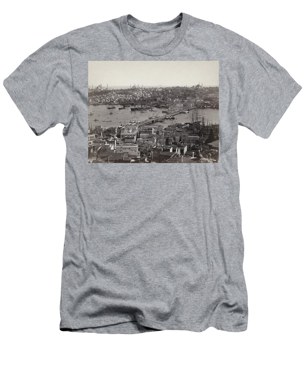 1876 T-Shirt featuring the photograph Constantinople, C1876 by Granger