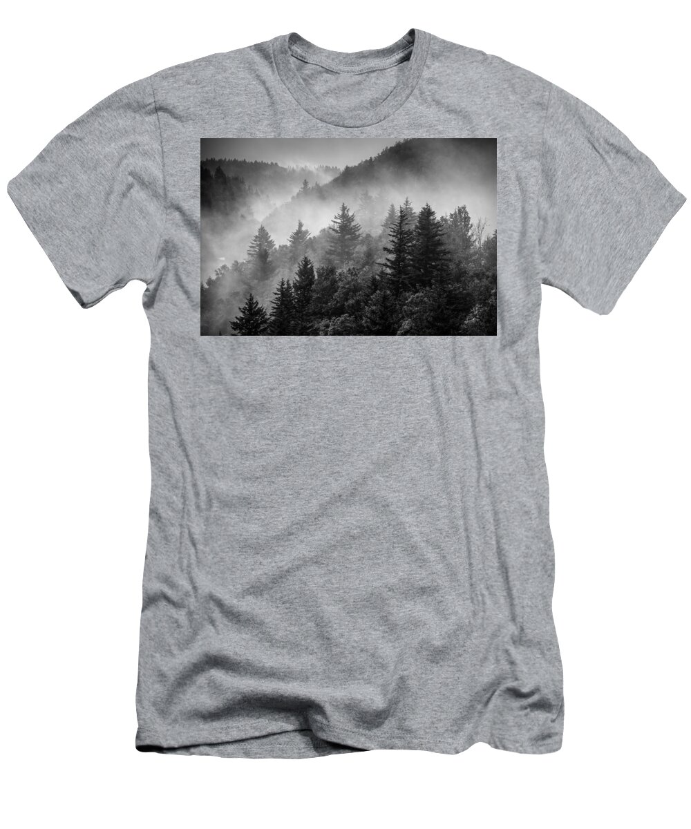 Asheville T-Shirt featuring the photograph Contrasting Clouds by Joye Ardyn Durham