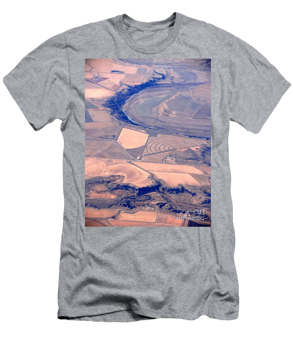 Crop Circles T-Shirt featuring the photograph Crop Circle by Anthony Wilkening