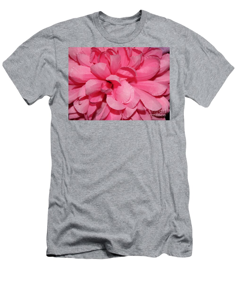 Dark Pink Colored Flower T-Shirt featuring the photograph Dark Pink Colored Flower by John Telfer