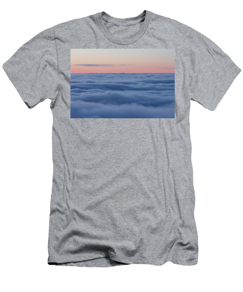 Clouds T-Shirt featuring the photograph Descent by Bruce Patrick Smith