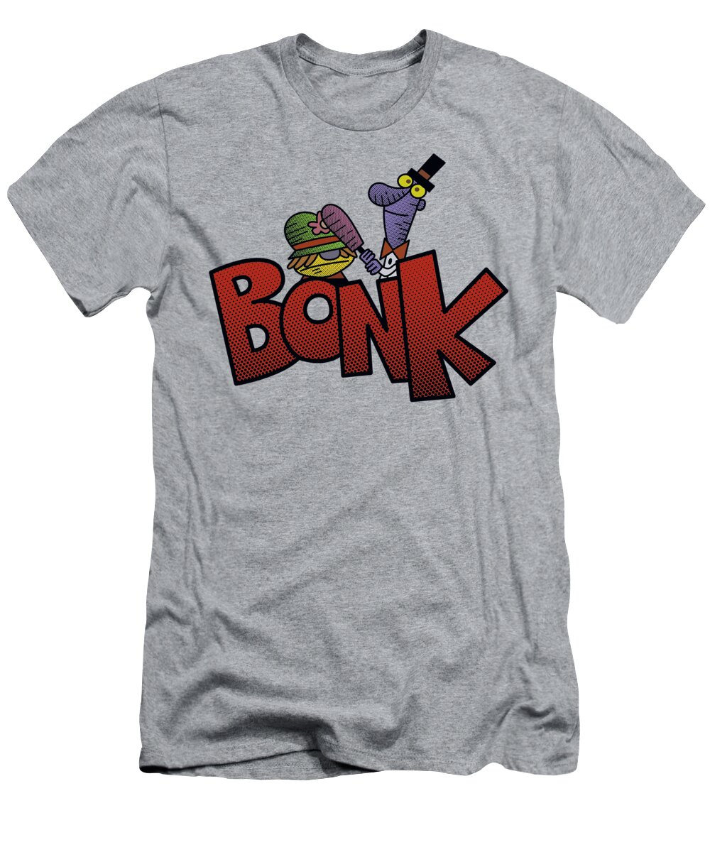  T-Shirt featuring the digital art Dexter's Laboratory - Bonk by Brand A