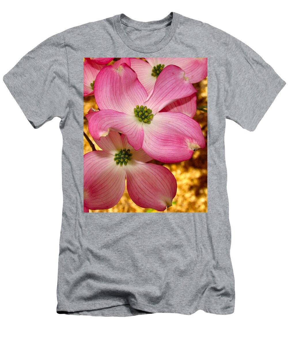 Blossom T-Shirt featuring the photograph Dogwood in Pink by Roger Becker