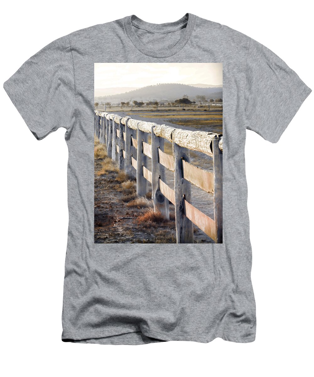 Landscapes T-Shirt featuring the photograph Don't Fence Me In by Holly Kempe