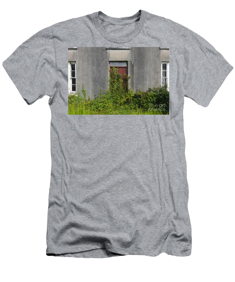 Donegal T-Shirt featuring the photograph Door Of Old House by John Shaw