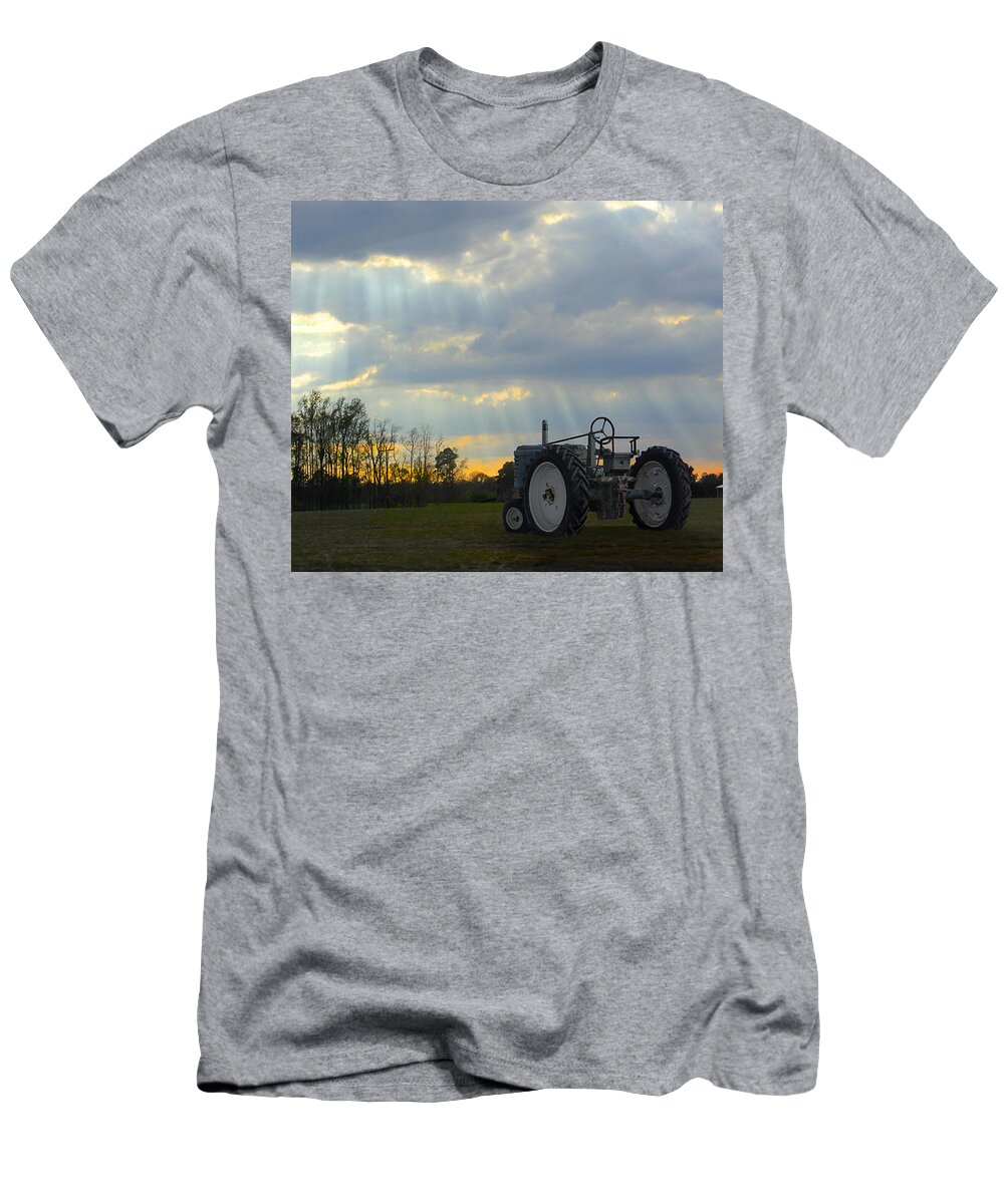 Farm T-Shirt featuring the photograph Down on the Farm by Mike McGlothlen