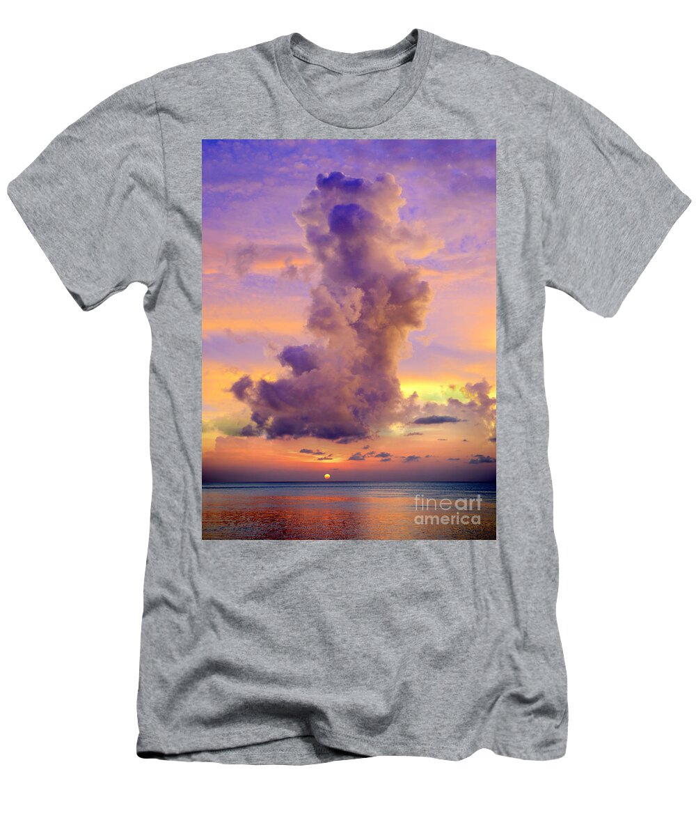 Sunset T-Shirt featuring the photograph Eruption by Jon Neidert
